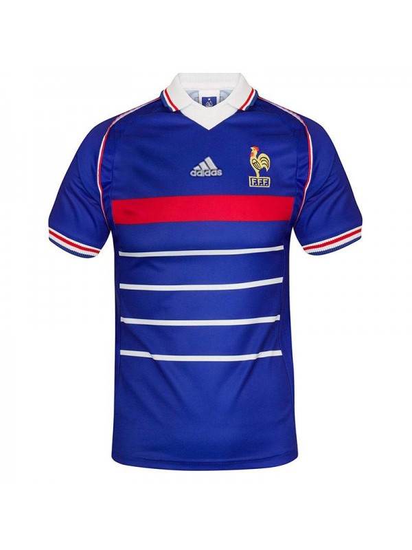 France Home 1998 world cup Vintage Soccer Jersey